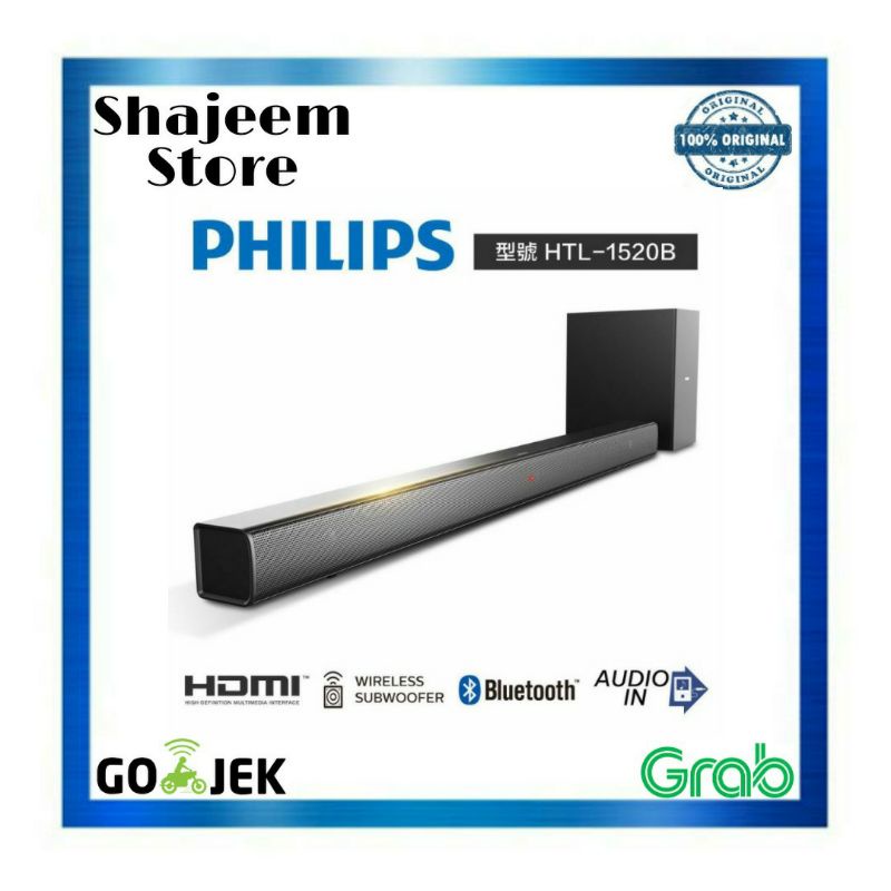 SPEAKER SOUNDBAR PHILIPS BLUETOOTH - HTL1520B