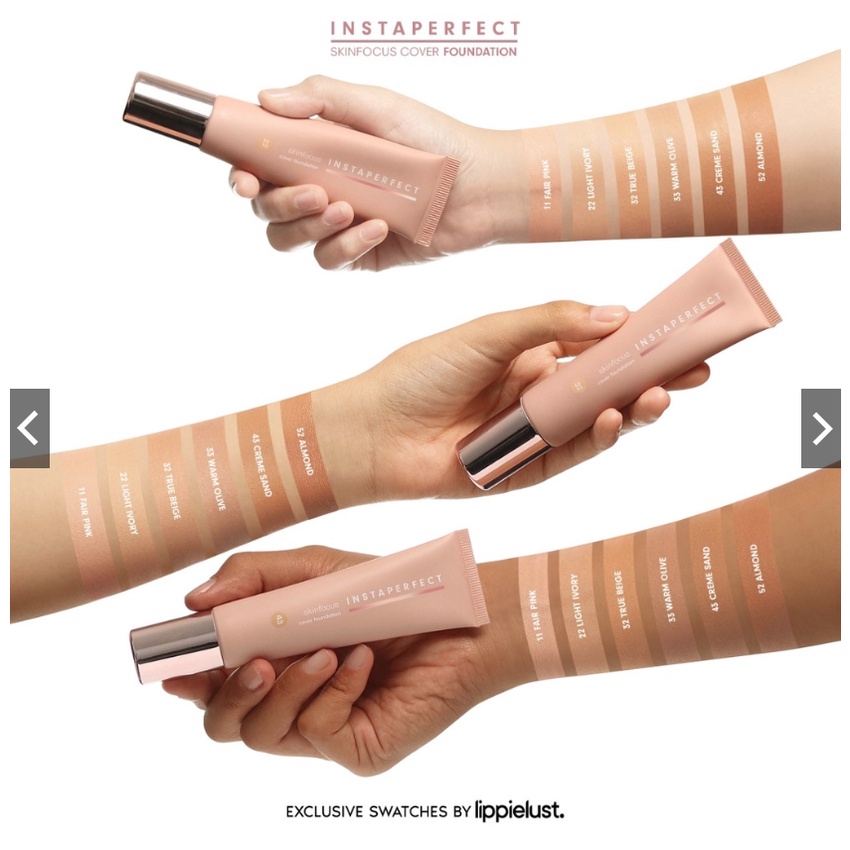 Instaperfect SKINFOCUS  Cover Foundation With 360 Urban Protection Spf 40 PA+++