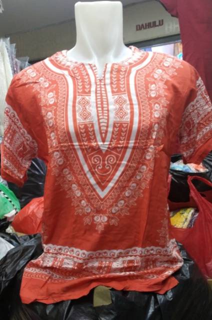 PROMO TERMURAH Baju Bali Uje Unisex Corak Bangkok Random