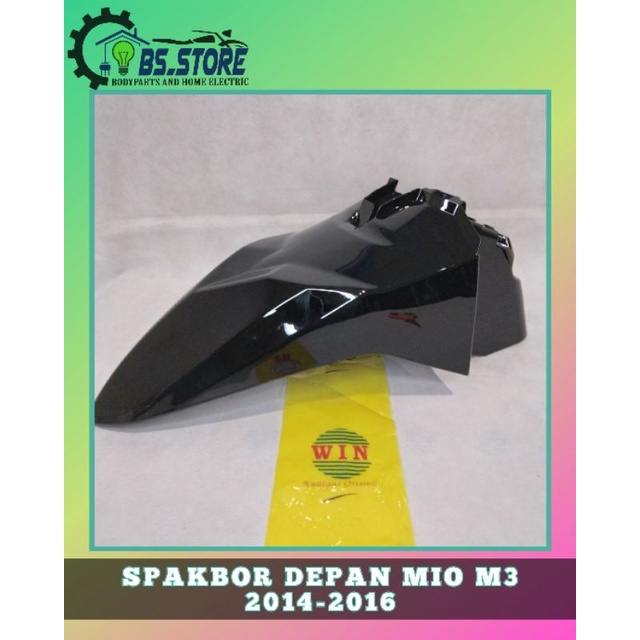 SPAKBOR DEPAN YAMAHA MIO M3 2014 2015 2016 HITAM | FRONT FENDER YAMAHA MIO M3 HITAM | SLEBOR DEPAN YAMAHA MIO M3 HITAM