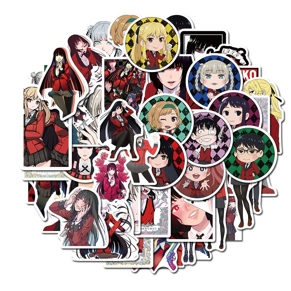 KAK001 – Sticker / Stiker Anime Jepang Kakegurui