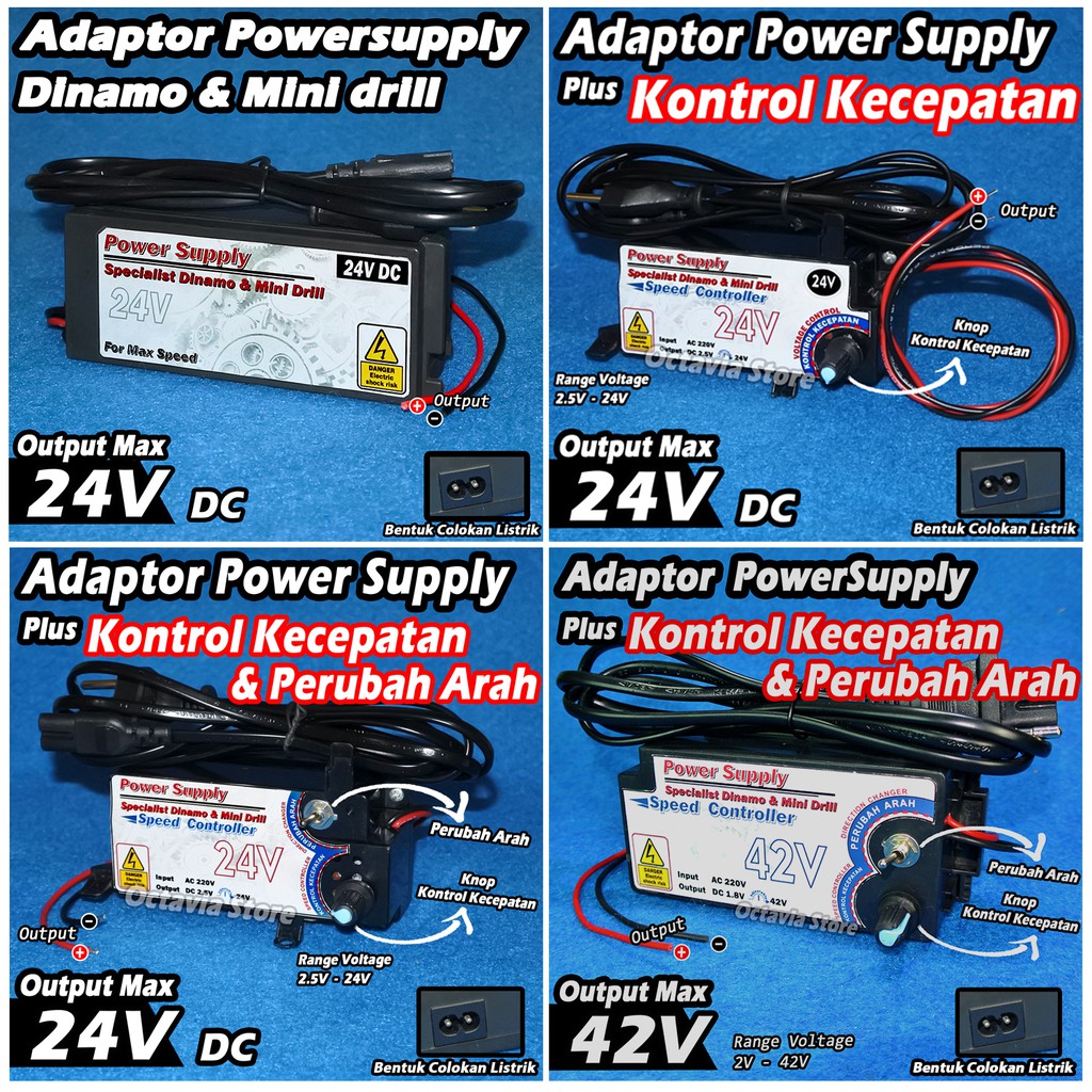 ADAPTOR Power supply Dinamo Dan Bor Mini Drill