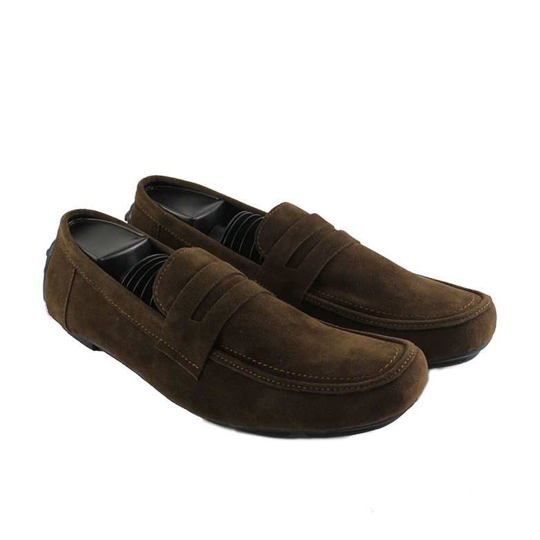 Sepatu pria Slip On Slop Pria Jevlin Casual Pria Hitam Coklat Navy Tan