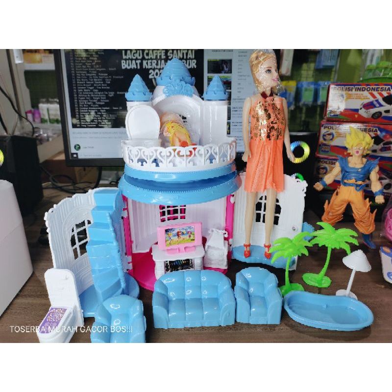 MAINAN DREAM CASTLE | MAINAN ISTANA BARBIE | MAINAN RUMAH BARBIE
