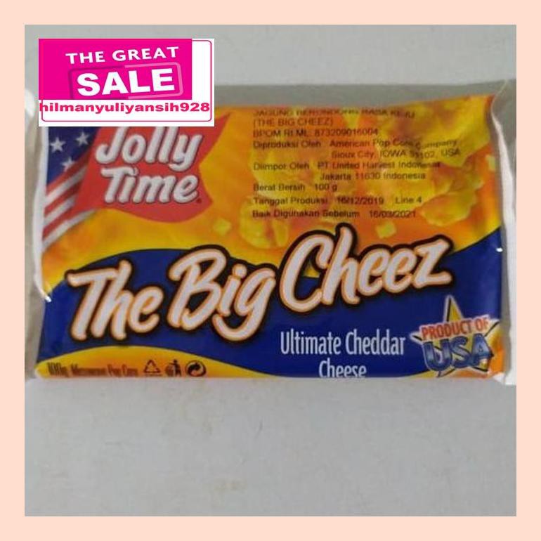 

S50Mra Jolly Time Pop Corn Usa Product - Big Cheez Ret05Vh