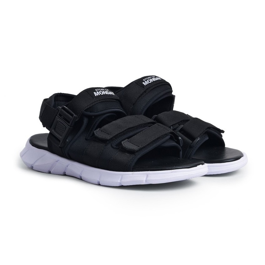 Bima Black | Sandal Gunung Original Casual Santai Kasual Ori Pria Sendal Footwear | FORIND Monday