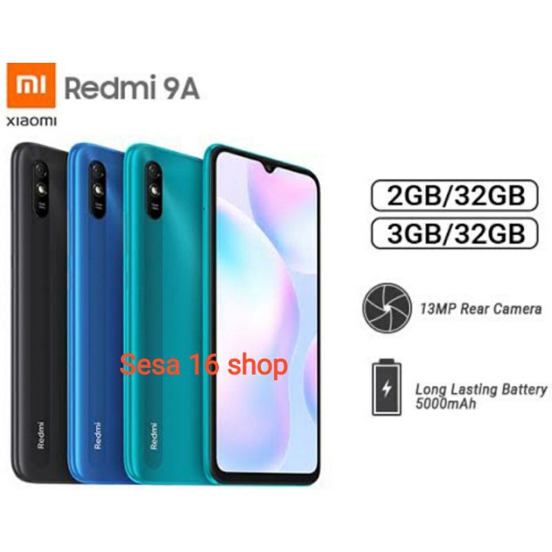Xiaomi Redmi 9A 2/32 GB - 3/32 GB Garansi Resmi