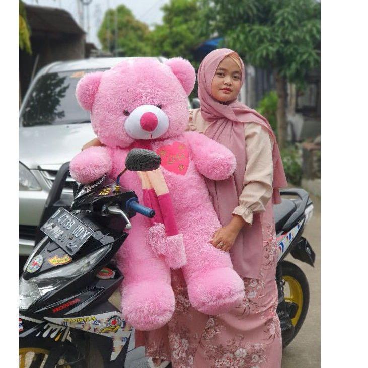 

Modern.. BONEKA TEDDY BEAR JUMBO UKURAN 1 METER