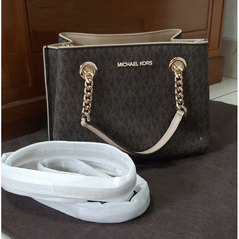 MK small teagen new bisque