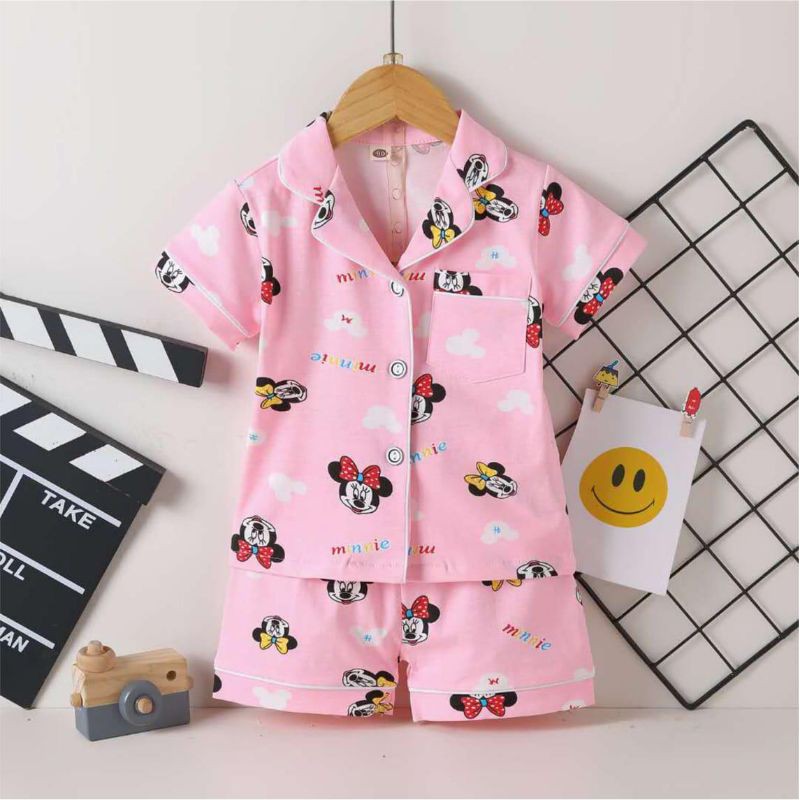 Piyama kancing anak import