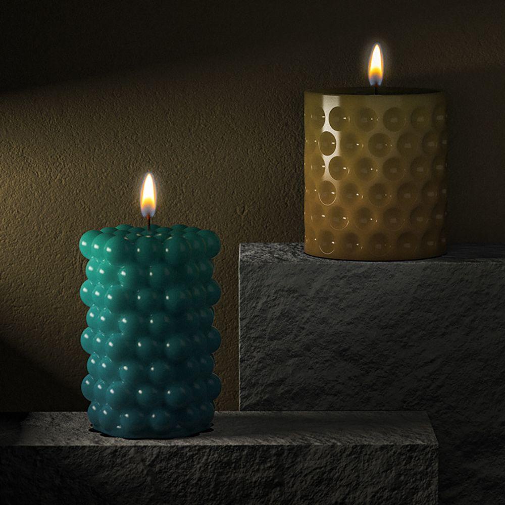 Solighter Cetakan Lilin Perlengkapan Pernikahan Clay Tools Candle Mould Handmade 3D Art Wax Mold