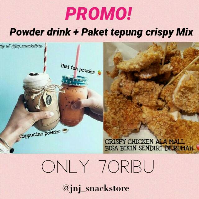 

PROMO MANTUL (POWDER DRINK 250GR + PAKET TEPUNG SHILIN)