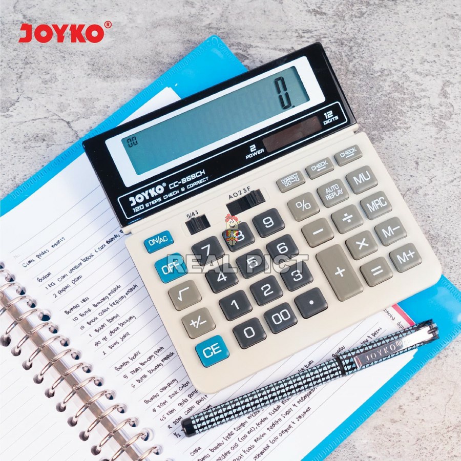 

Terlaris ✨ - Kalkulator / calculator Joyko CC-868CH 12 Digits Check Correct3.1.23