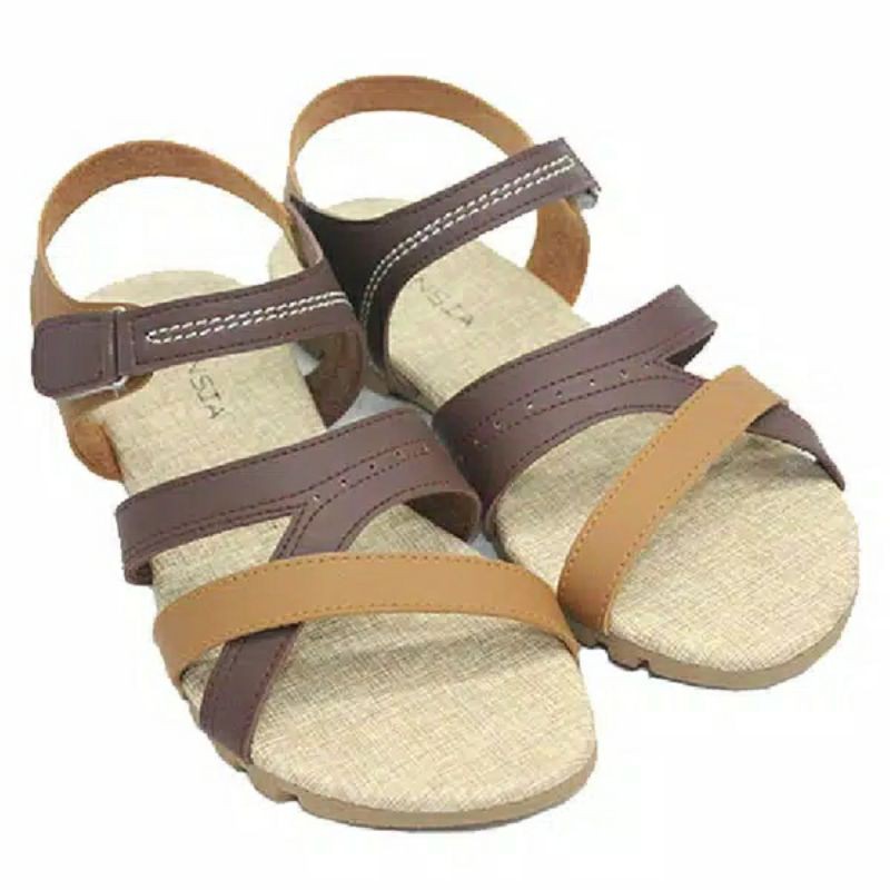 klensia women flat sandal murah