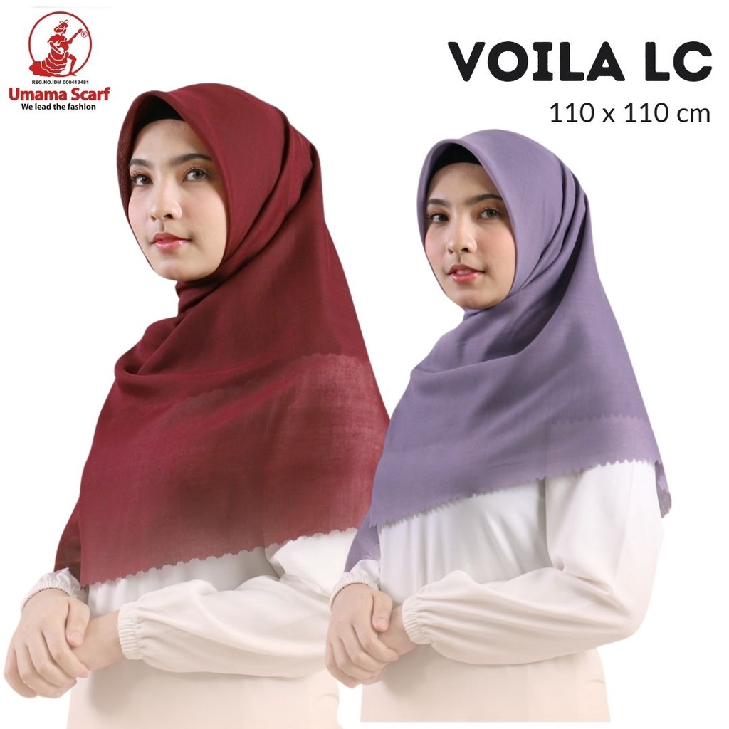 Segi Empat Voila Part 1 Hijab Segi Empat Laser Cut Ori Umama VOILA LC