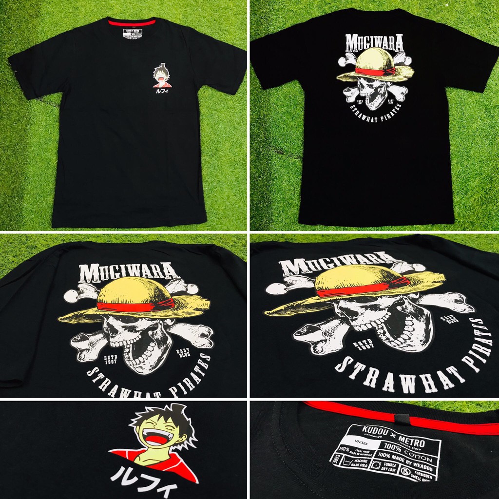 Tshirt Monkey D Luffy Wano Onepiece Mugiwara Anime