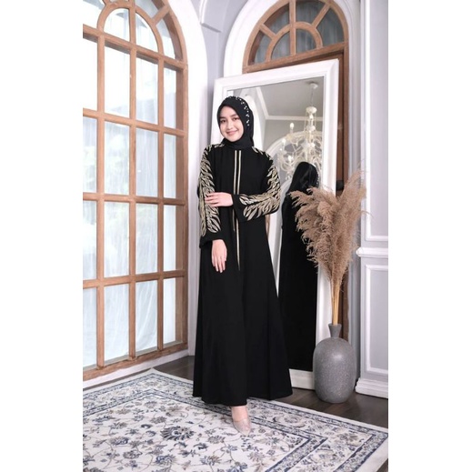 GAMIS ABAYA JETBLACK//GAMIS ABAYA JUMBO//GAMIS ABAYA BORDIR