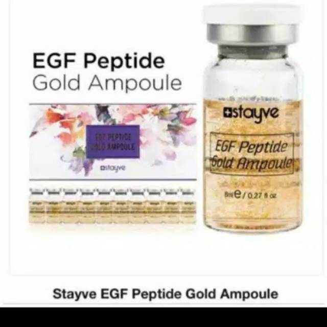 Stayve Egf gold peptide serum booster sebelum bb glow