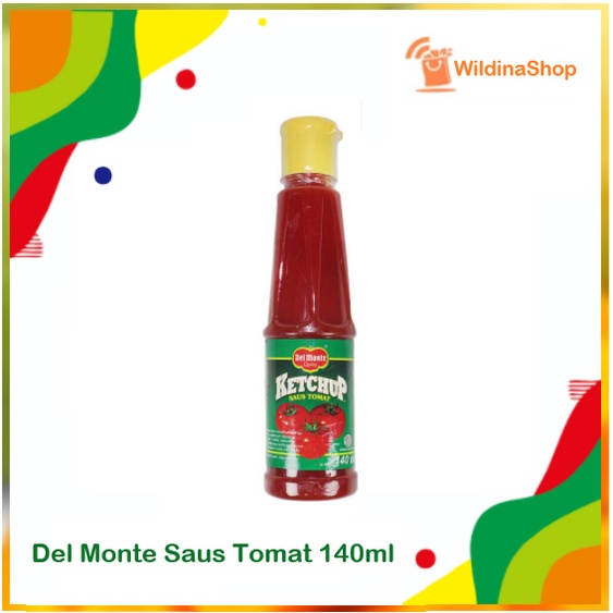 

Del monte saos tomat botol 140ml