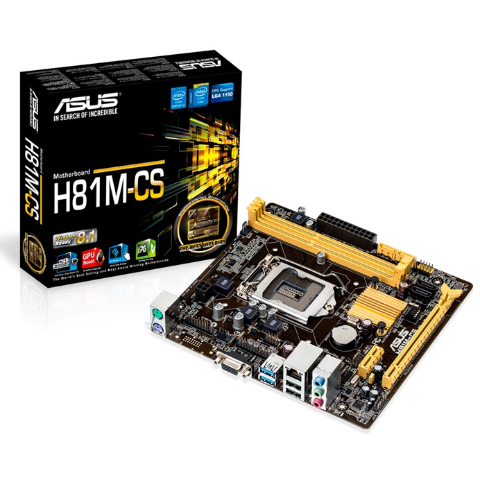 MOTHERBOARD ASUS H81M-CS
