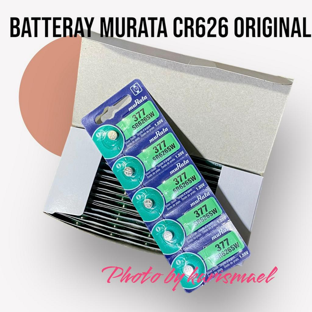 BATERAI  BATTERAY SR626SW SR626 377 JAM TANGAN  MURATA ORI