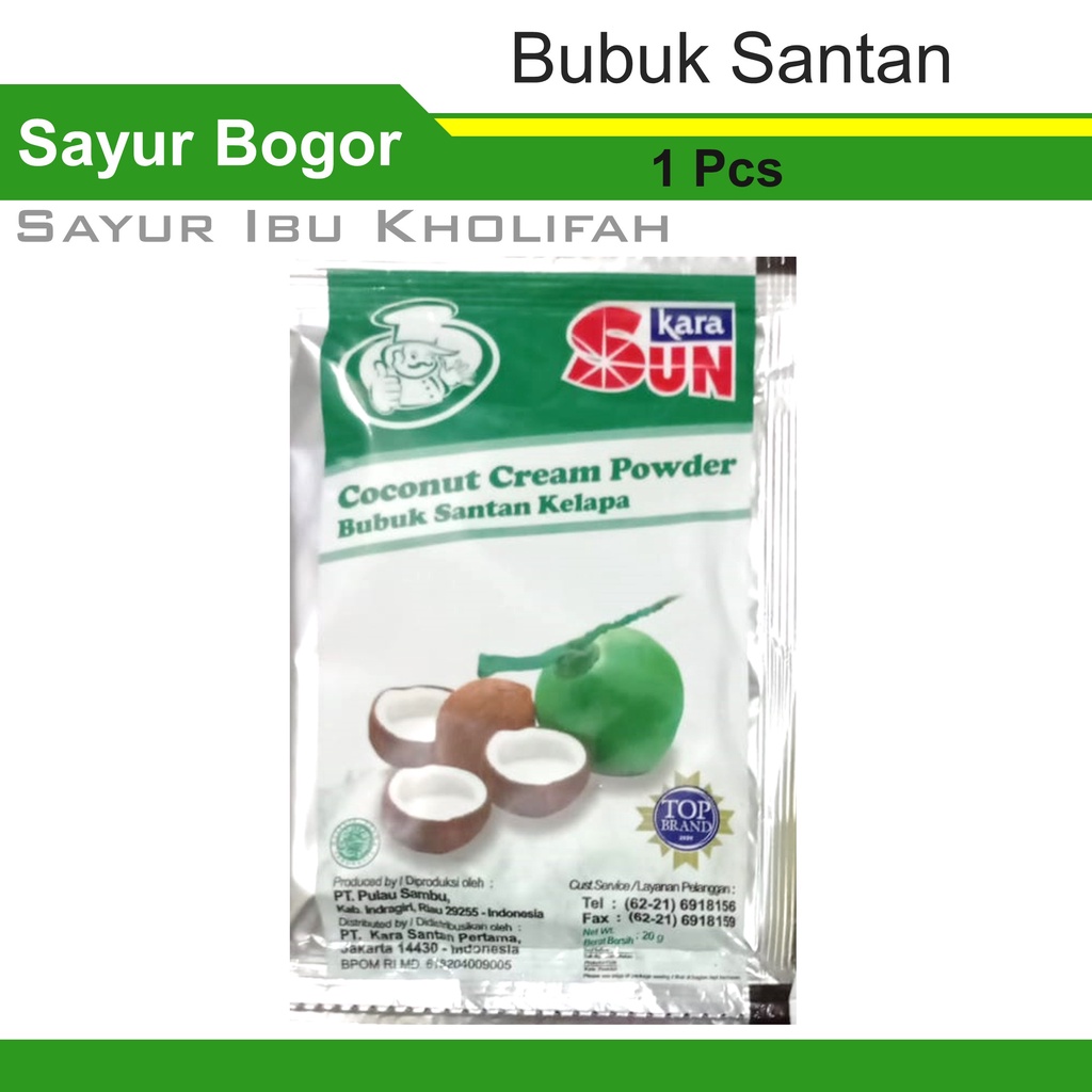 

Santan Kelapa Kara Bubuk 1 Pcs Bumbu Dapur Bahan Masakan Instan