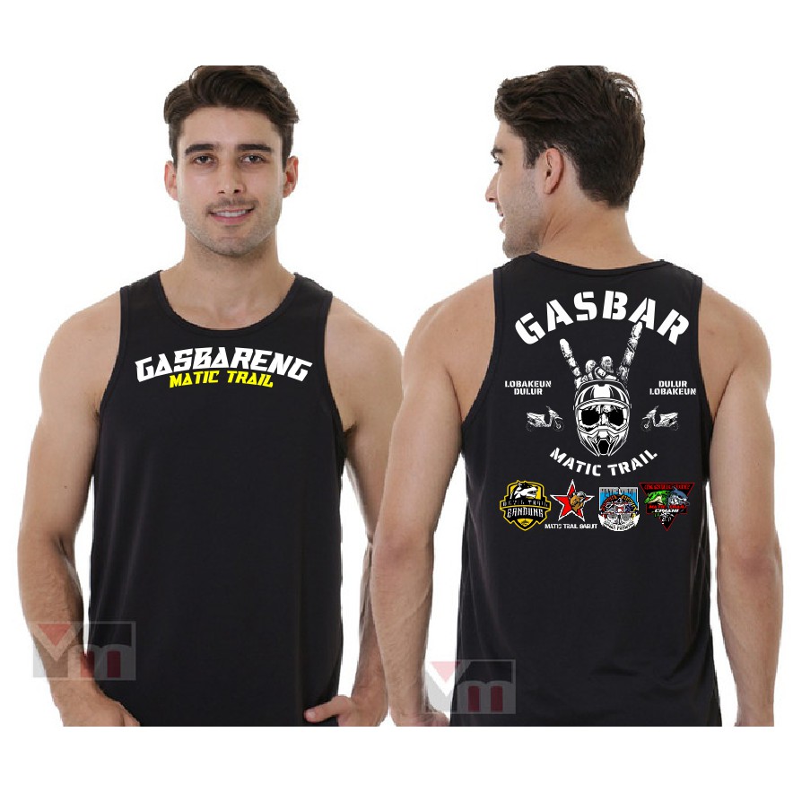 kaos singlet GAS BARENG MATIC TRAIL