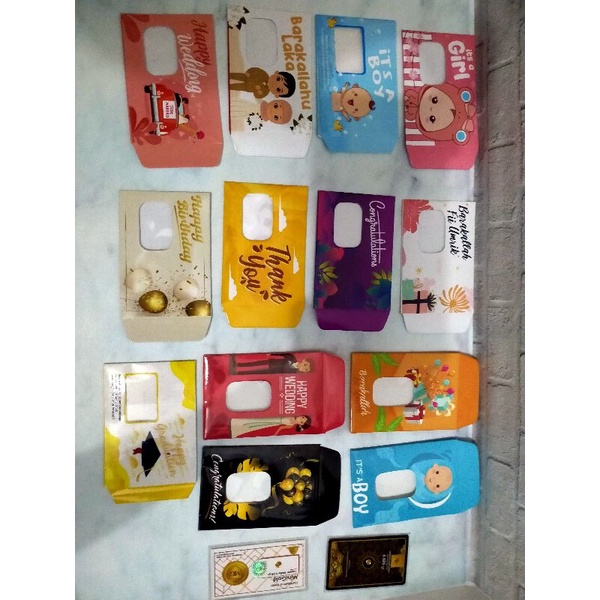 amplop mini gold atau emas mini