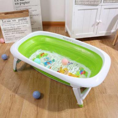 Makassar - Right Start Folding Baby Bath Tub Foldable Portable Bathtub - Alas Bak Tempat Mandi Anak Bayi Lipat Anti Slip