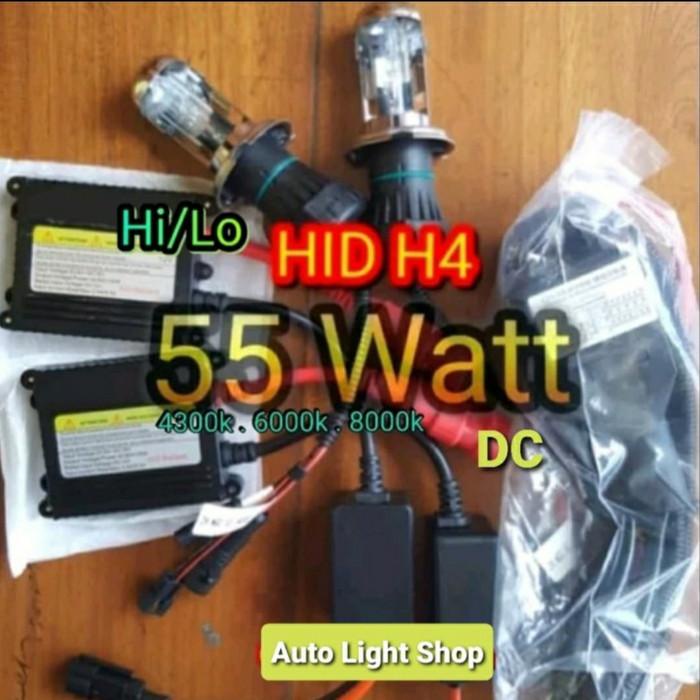 Lampu HiD Mobil H4 Hi.Lo 55 Watt