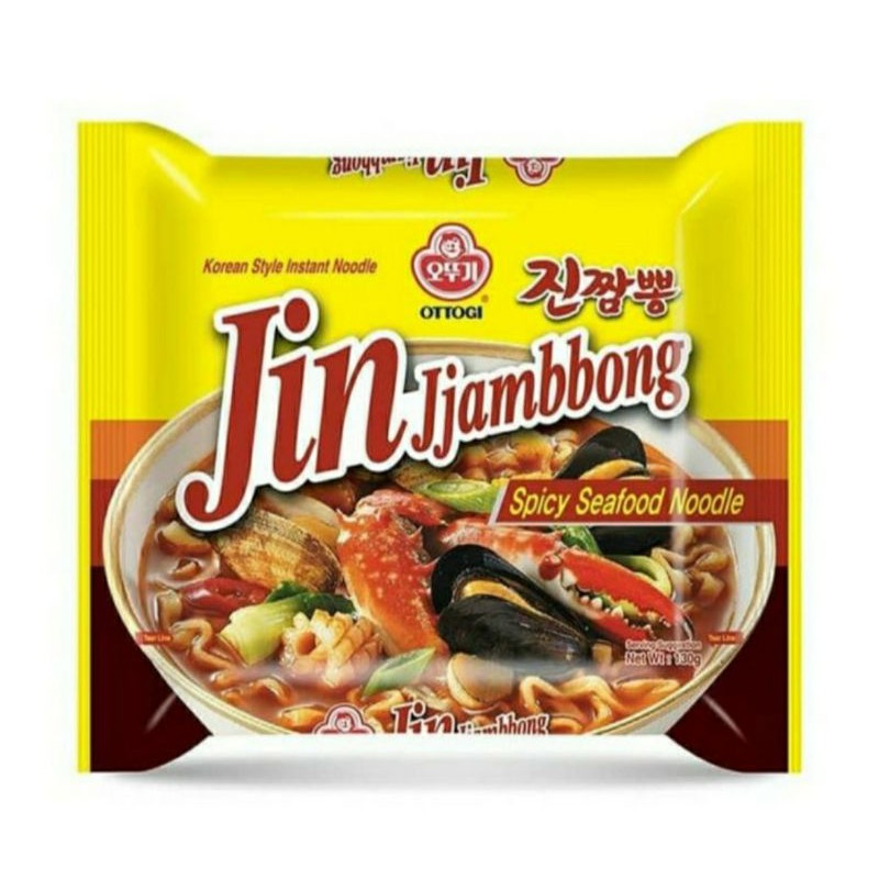 

Ottogi Jin Jjanbong Spicy Seafood Noodle 130 gram