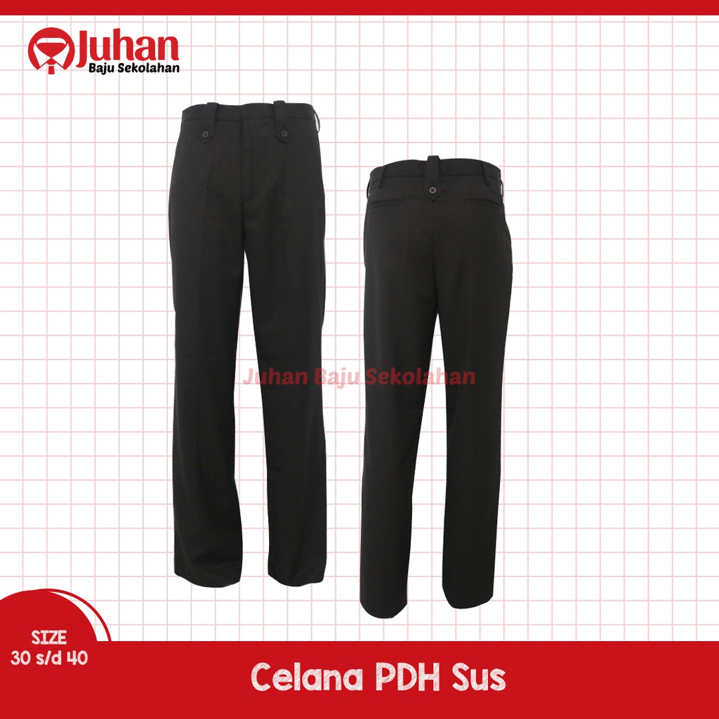 Celana PDSUS Polri Celana PDH Polri Celana Polisi Celana Kerja Celana PDH Coklat Tua