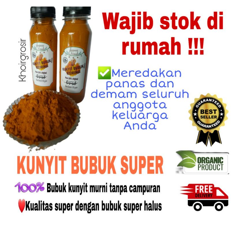 

Kunyit Bubuk Premium Antibiotik Alami 100 Gram