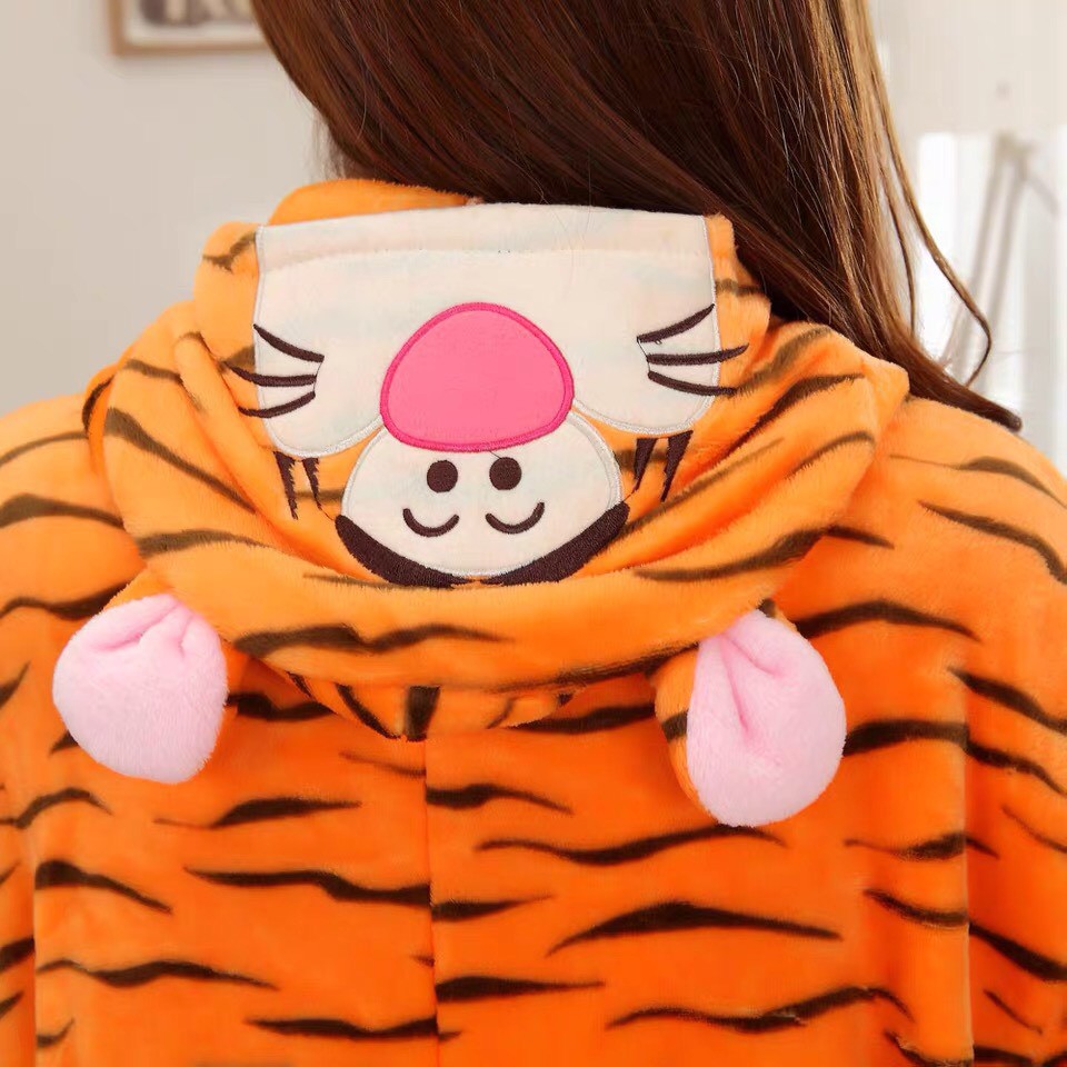 BAJU ONESIE TIGGER TIGER HARIMAU WINNIE THE POOH PIYAMA KOSTUM PESTA