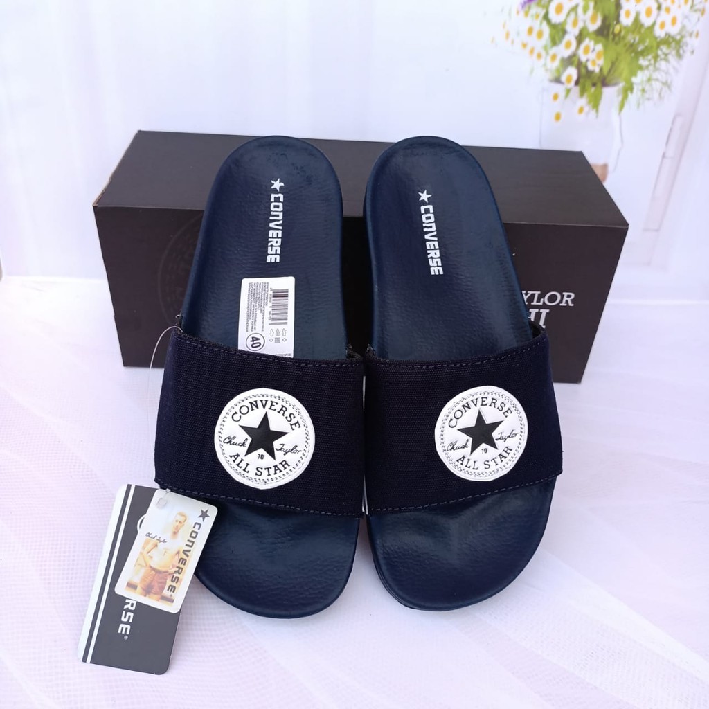 SANDAL SLOP CONVERSE SANDAL SLOP ALLSTARS KEREN SANDAL SLOP MURAH PERIA/WANITA-nevy