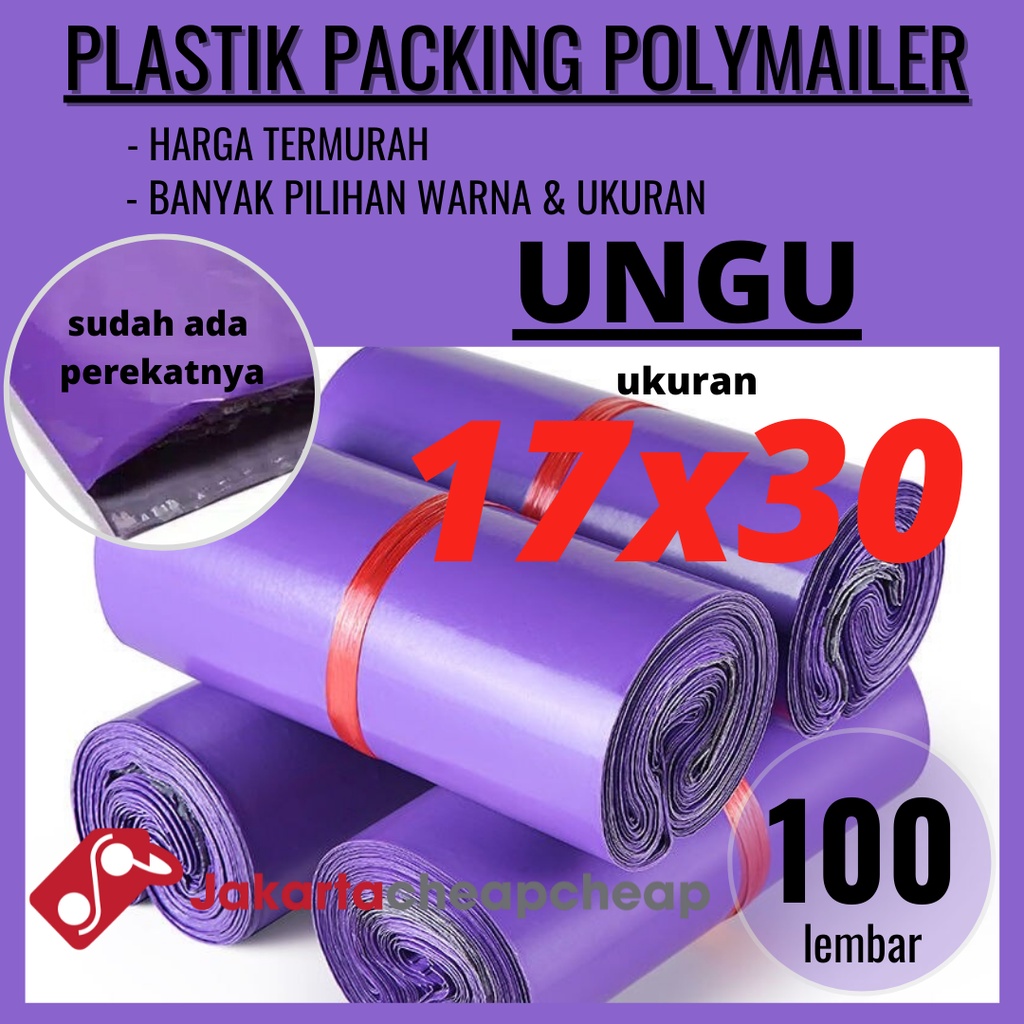 Plastik Packing Polymailer 17x30 Pink