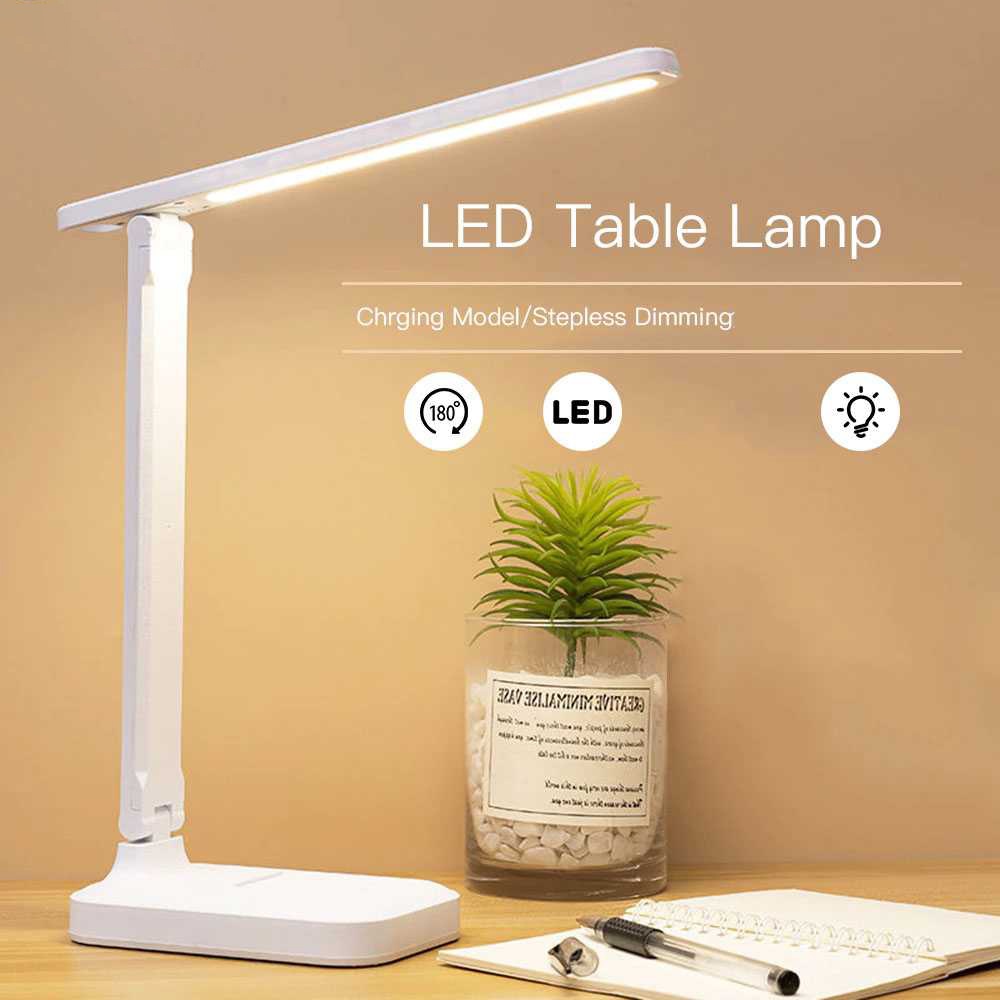 TaffLED Lampu Meja Belajar Desk Lamp USB 8 W - T302