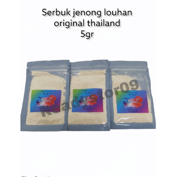 Serbuk ajaib jenong lohan 5gr Serbuk jenong louhan breeding ori thailand