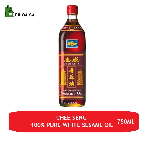 

Chee Seng 100% Pure White Sesame Oil / Minyak Wijen Pagoda 750 ML