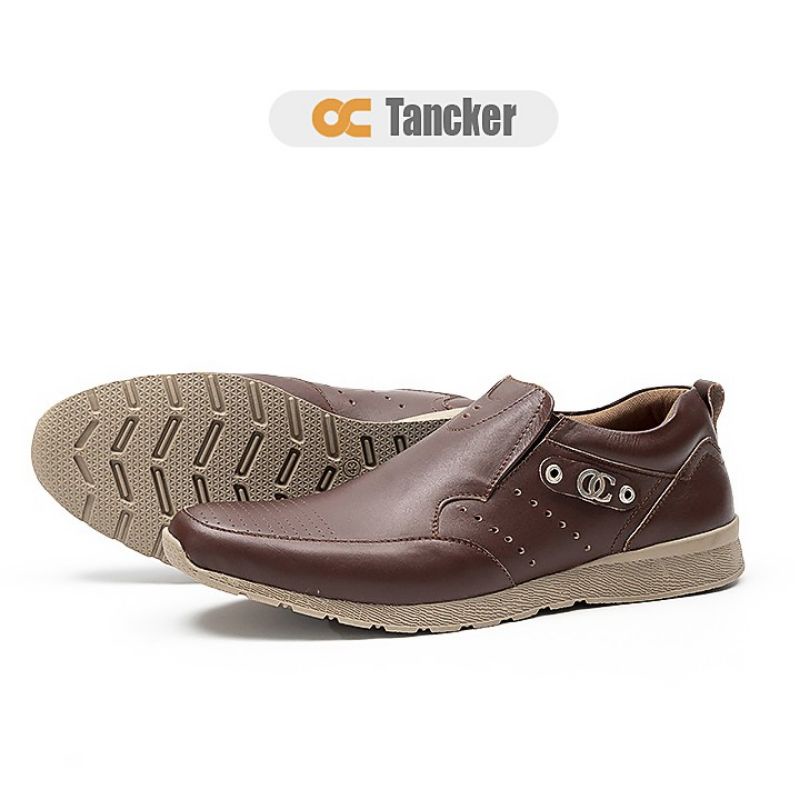 OC-TANCKER SEPATU SNEAKERS KULIT ASLI