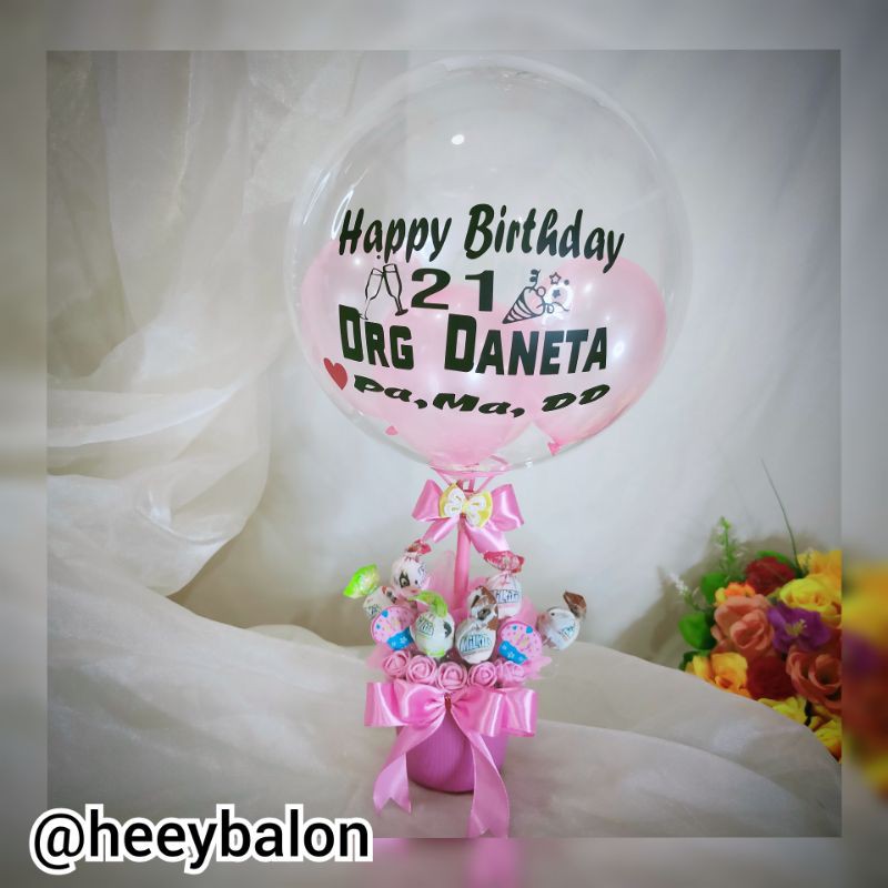 Balon Box/Balon Snack/Balon Ultah/Balon Buket/Balon Custom/Balon Bening/Buket Wisuda/Snack Balon/