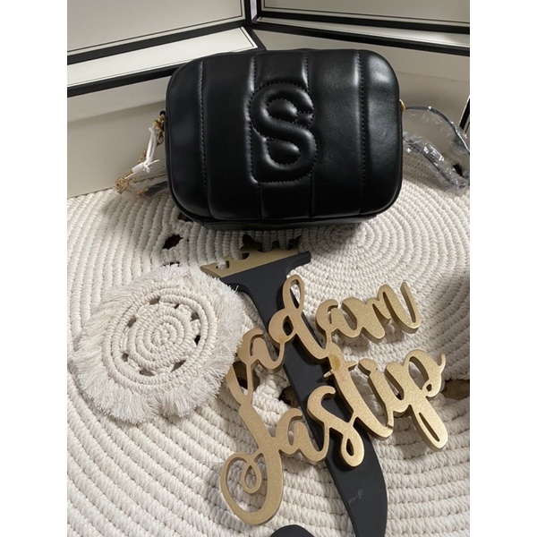 NENA BAG BUTTONSCARVES BLACK