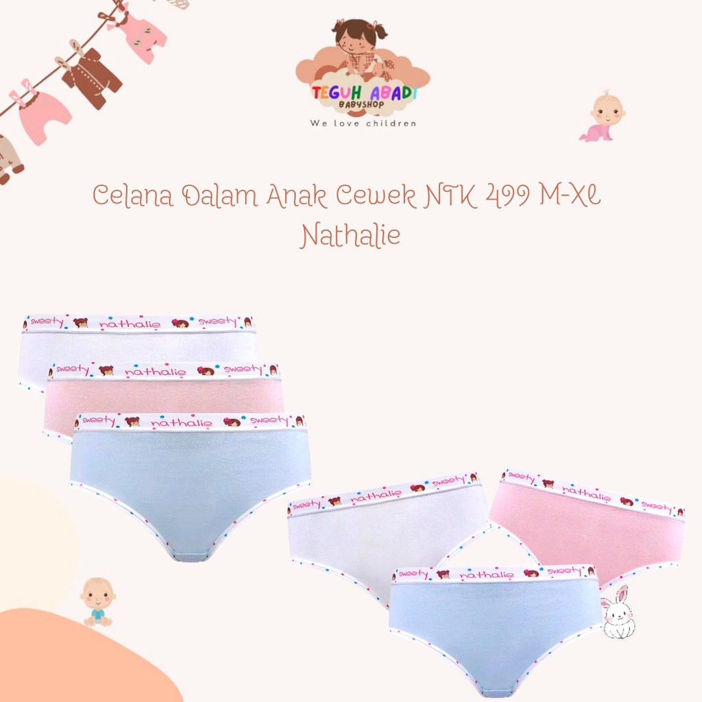 CD Anak Cewek Midi Betty Teen (1bks=3pcs) NTK 499 Nathalie