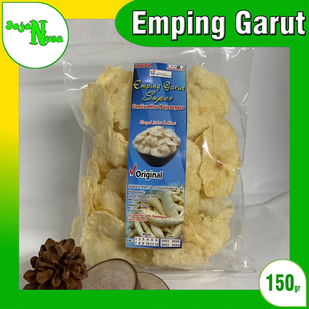 

Emping Garut-150gr Original-Enak, Renyah dan Bergizi-JajaNusa