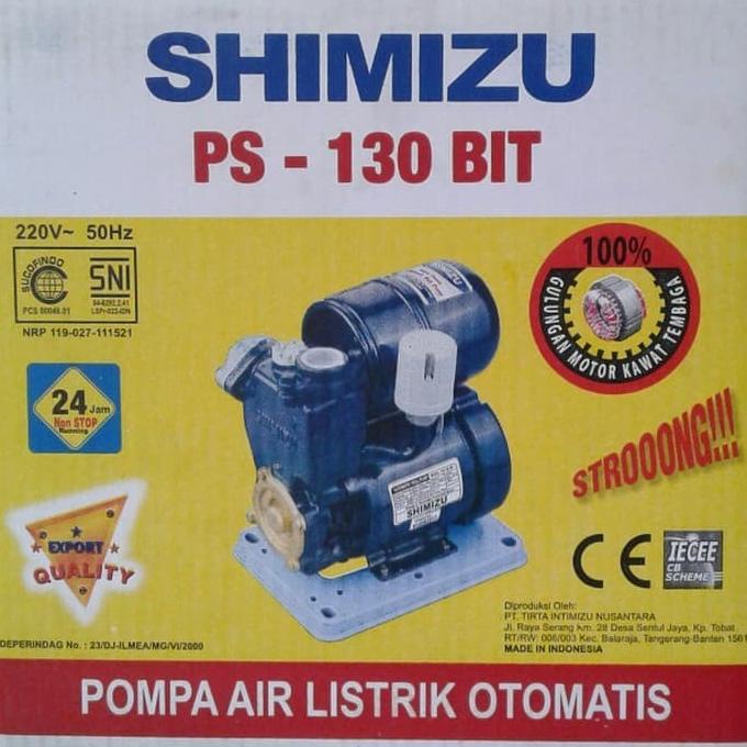 Pompa Air Shimizu PS130bit 125watt Otomatis