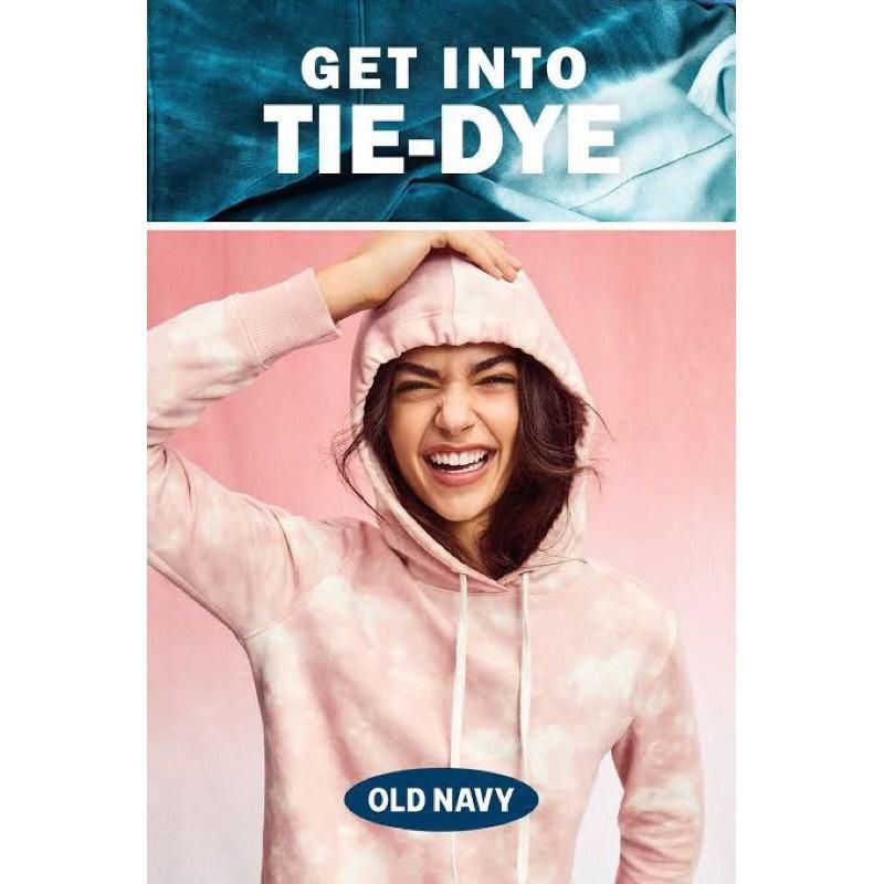 HOODIE TIE DYE OLD NAVY / ORIGINAL 100% / REAL PICT 100%
