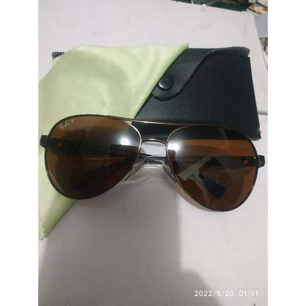 kacamata pria polaroid polarized lensa coklat