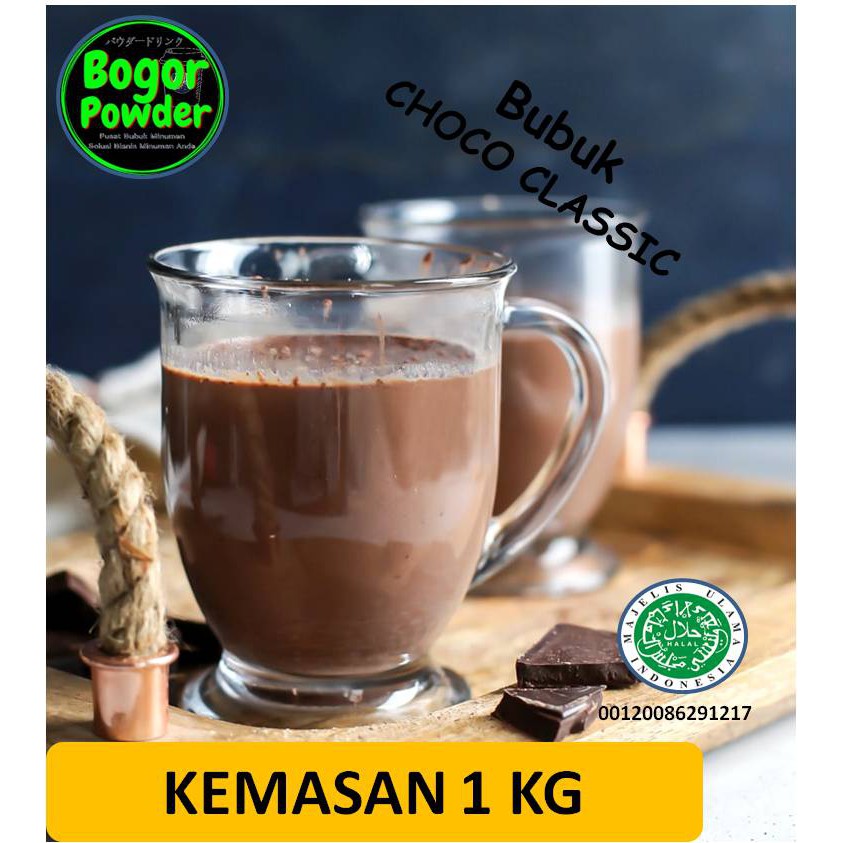 

Choco Classic Powder 1kg / Powder Choco Classic 1Kg / Bubuk Minuman Choco classic 1KG