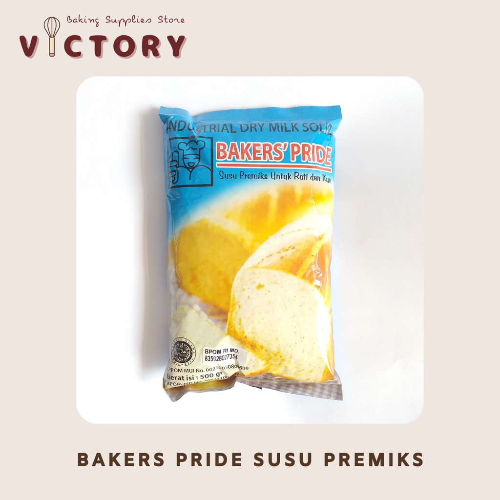 

Bakers Pride Susu Bubuk 500gr - Tepung susu bubuk roti