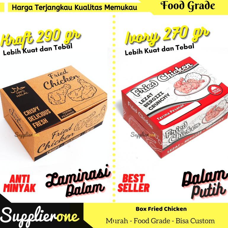 Box Fried Chicken / Dus Fried Chicken / kardus Fried Chicken / Box Ayam Goreng / Kemasan Fried Chick